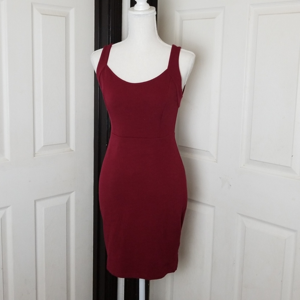 Windsor Bodycon Crisscross Back Dress